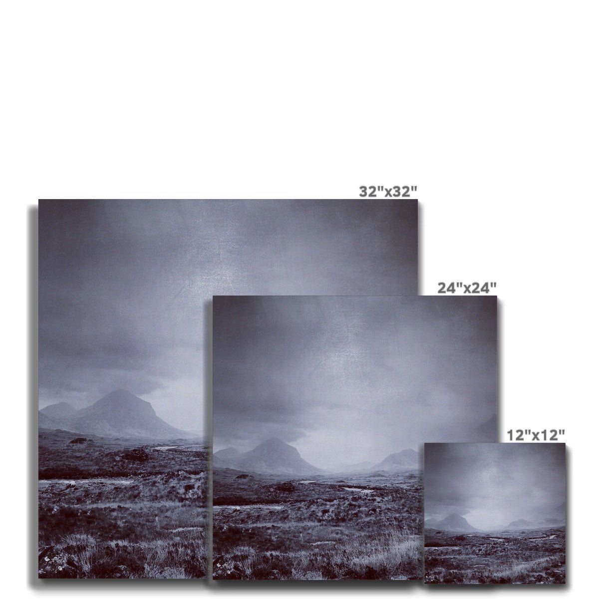 The Brooding Cuillin Skye Painting | Canvas Prints From Scotland