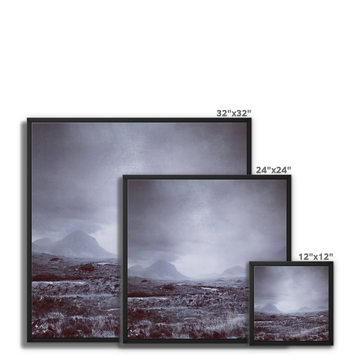 The Brooding Cuillin Skye Painting | Framed Canvas Prints From Scotland