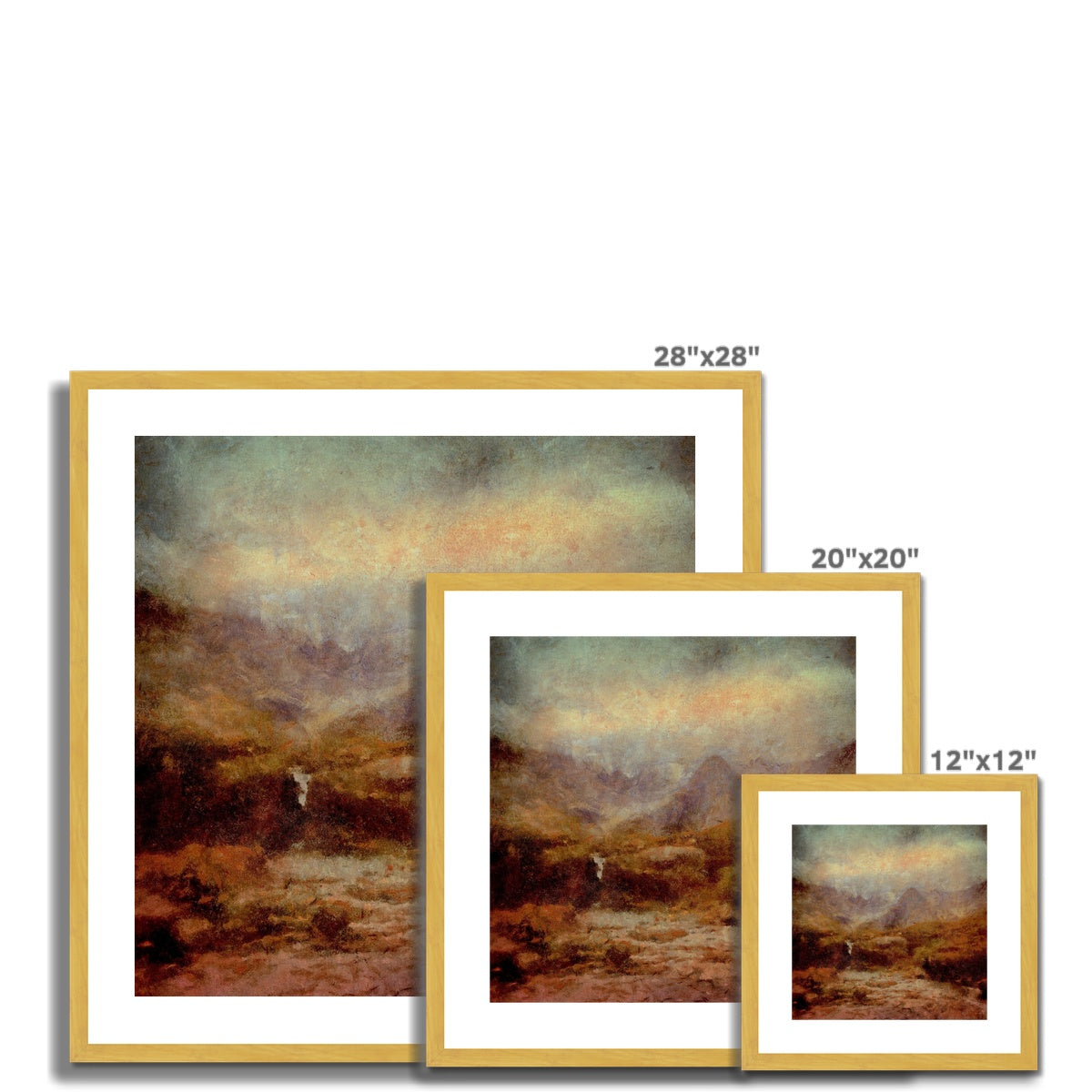 The Brooding Fairy Pools Antique Framed & Mounted Print