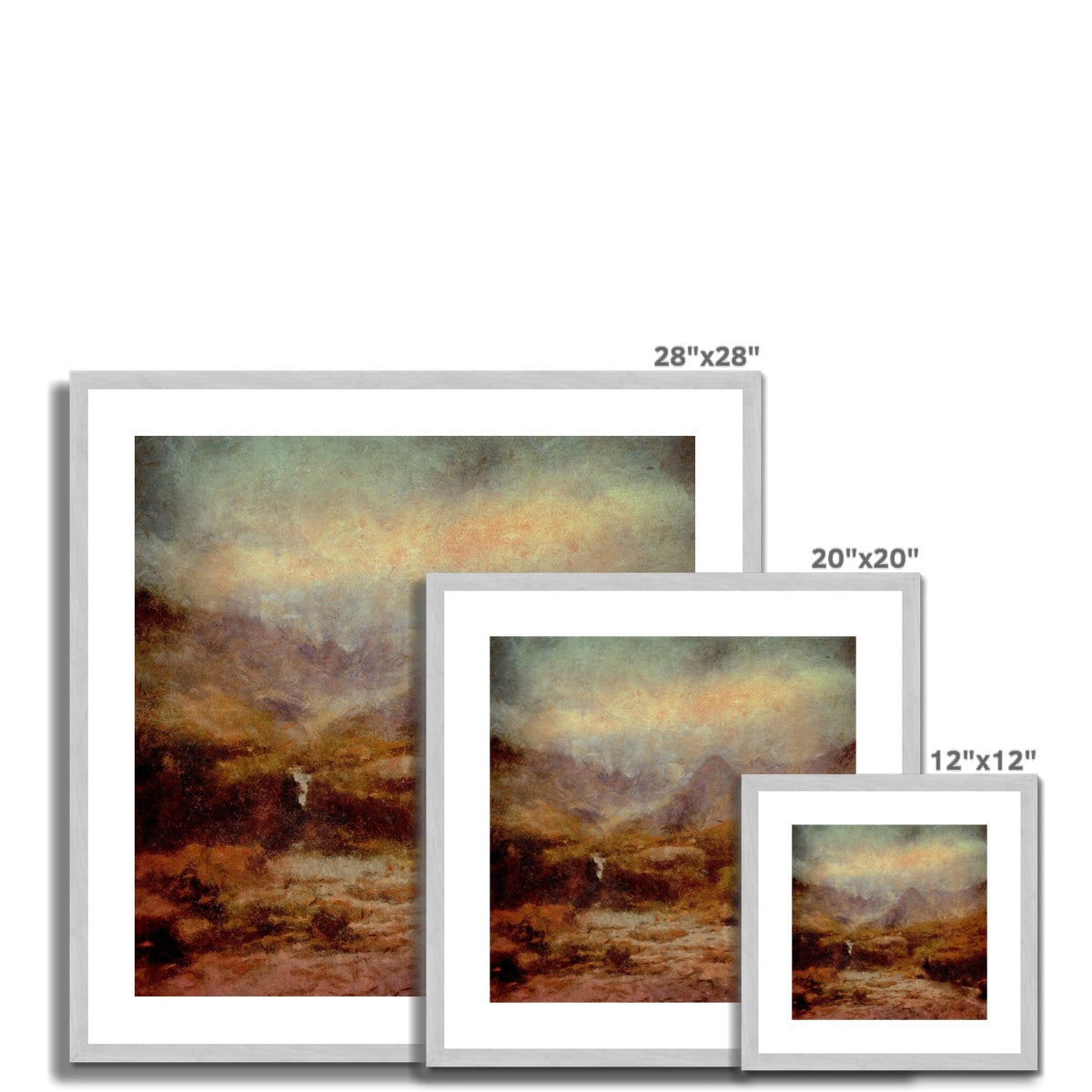 The Brooding Fairy Pools Antique Framed & Mounted Print