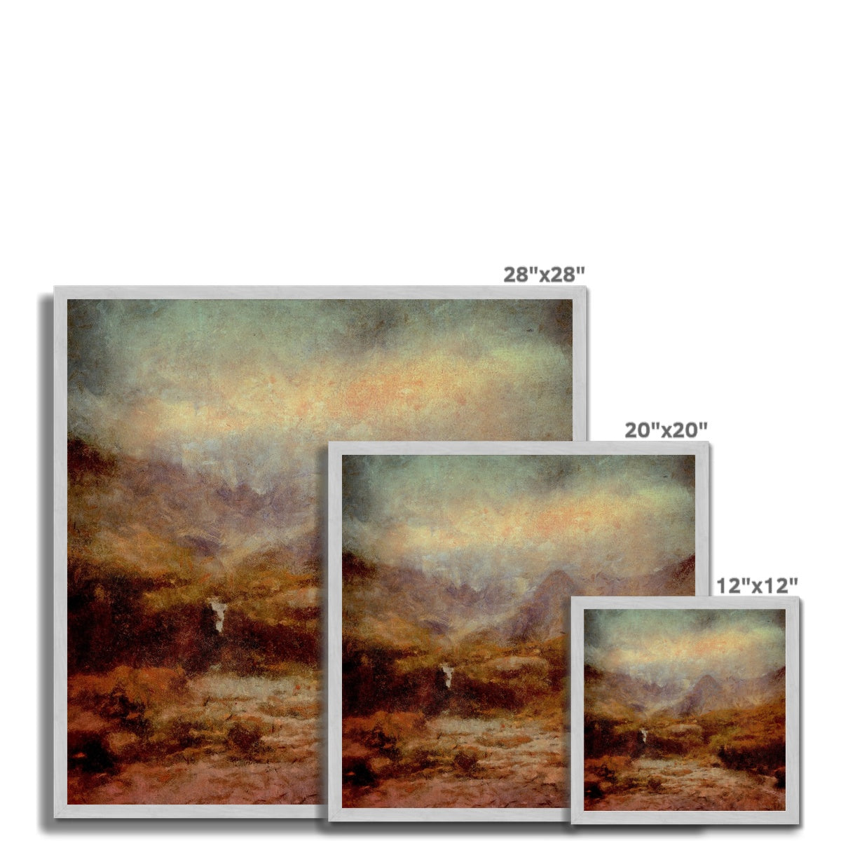 The Brooding Fairy Pools Antique Framed Print