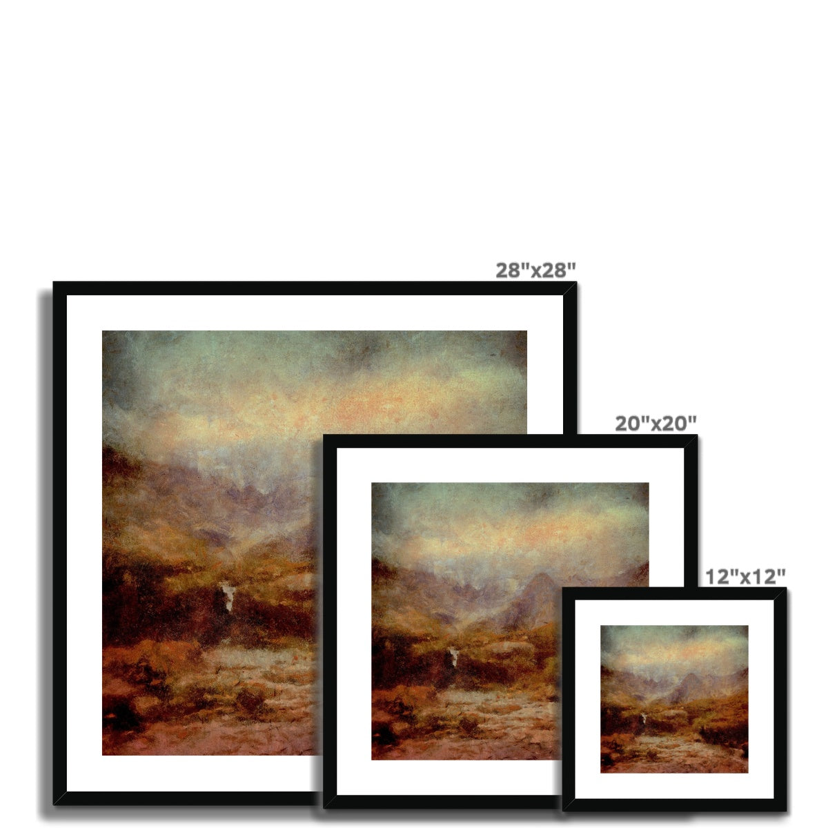 The Brooding Fairy Pools Framed & Mounted Print
