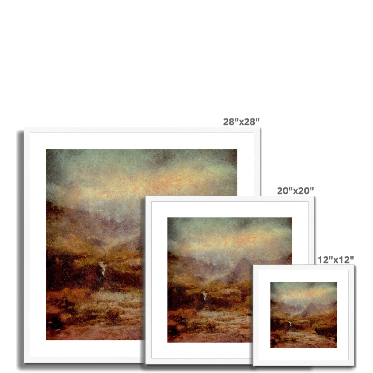 The Brooding Fairy Pools Framed & Mounted Print