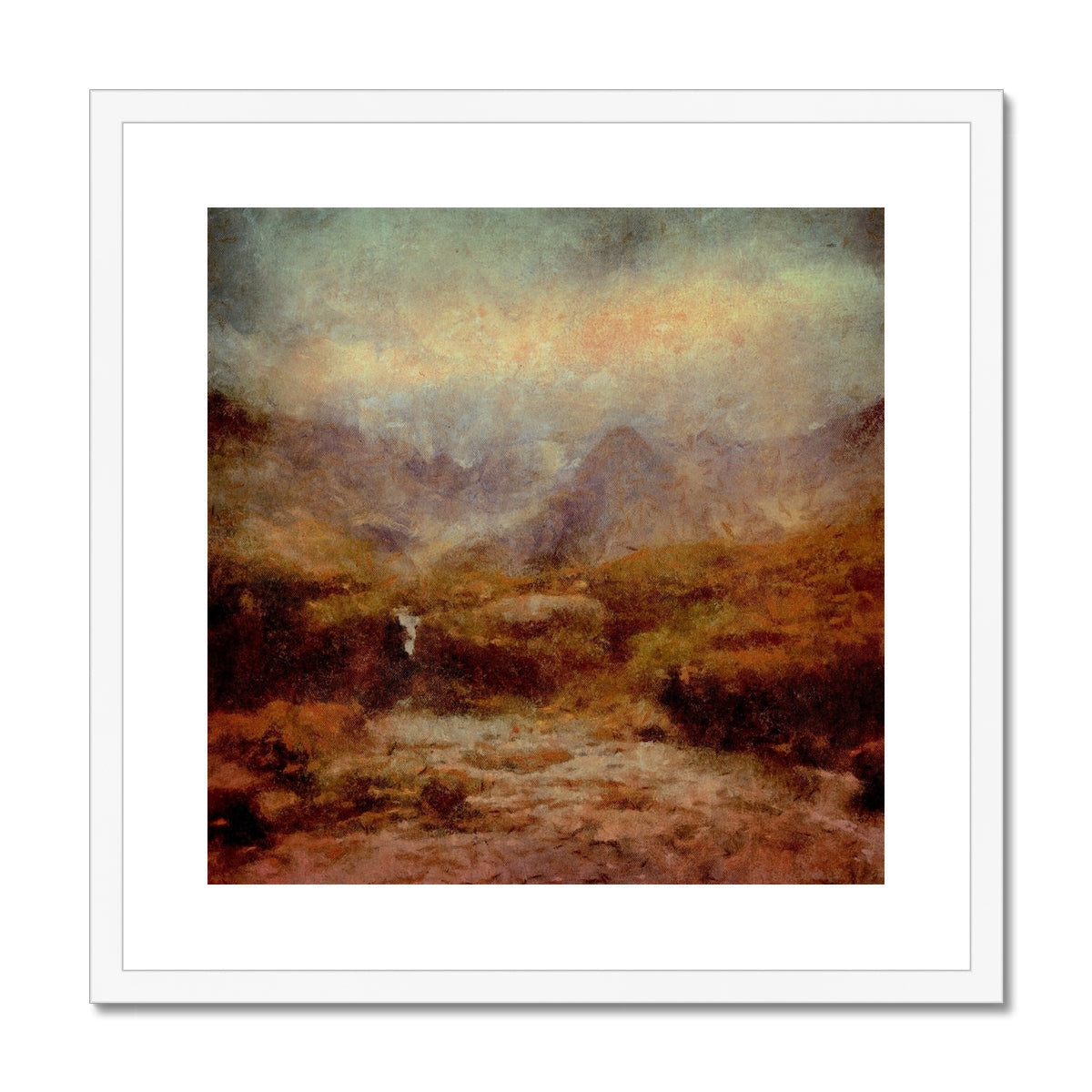 The Brooding Fairy Pools Framed & Mounted Print