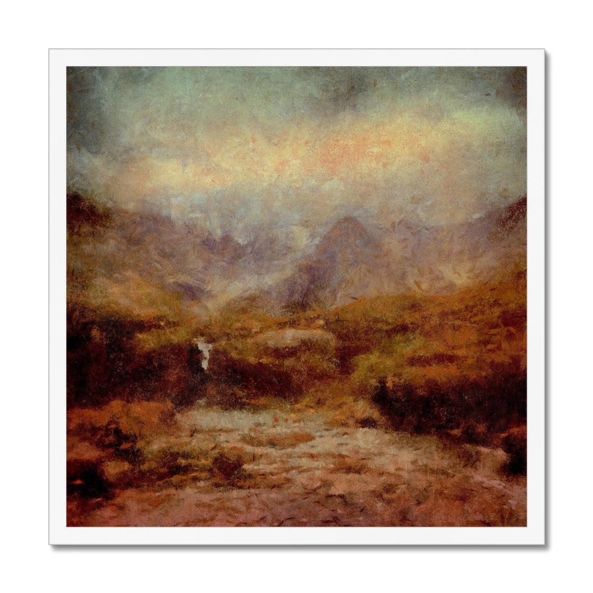 The Brooding Fairy Pools Framed Print