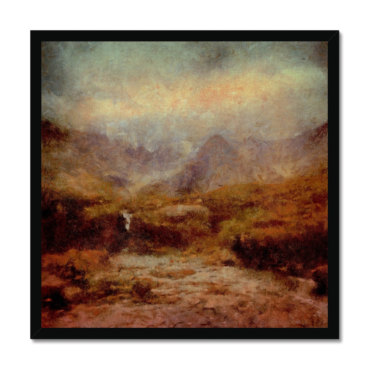 The Brooding Fairy Pools Framed Print