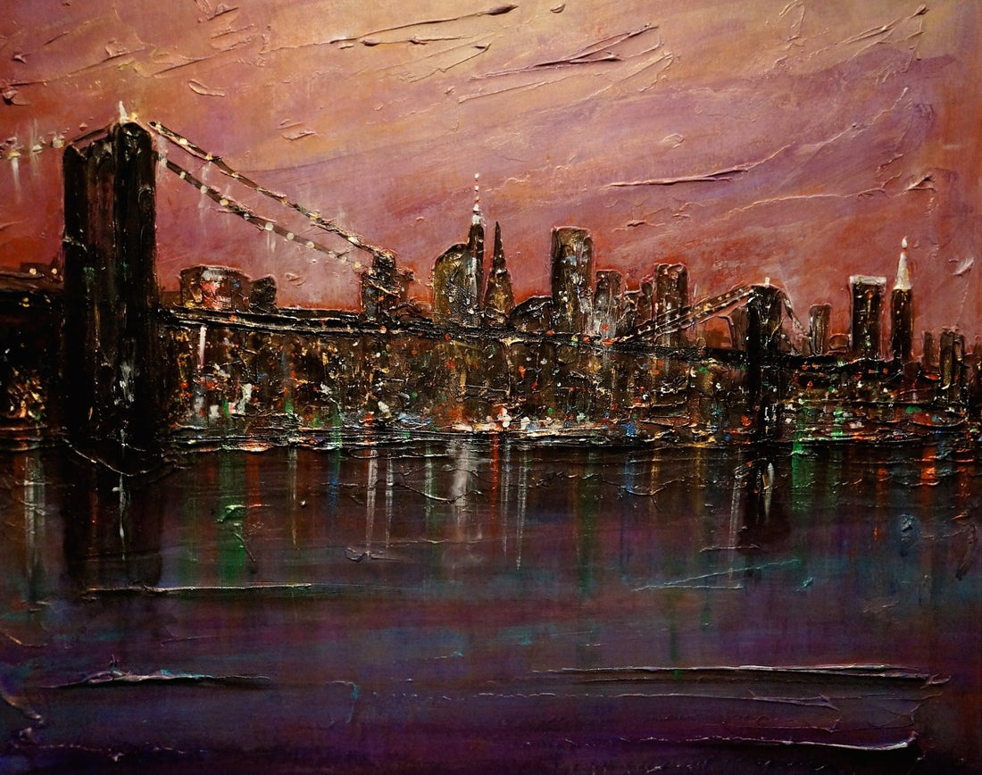 The Brooklyn Bridge Painting Fine Art Prints