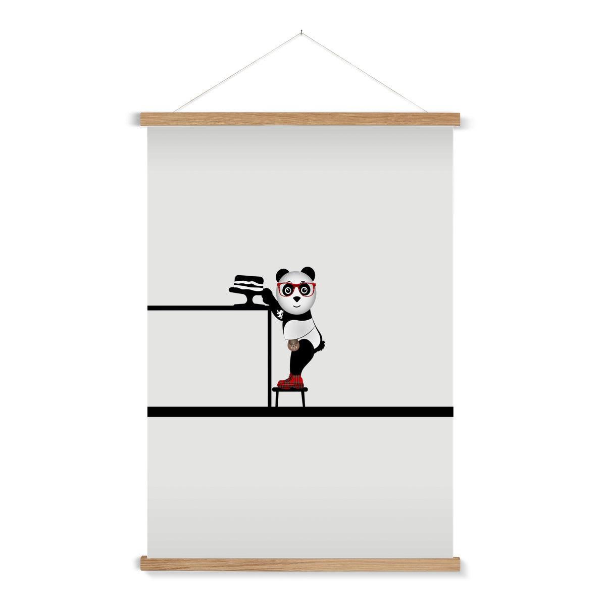 The Cake Thief | Panda Disco | Graphic Art Print with Hanger