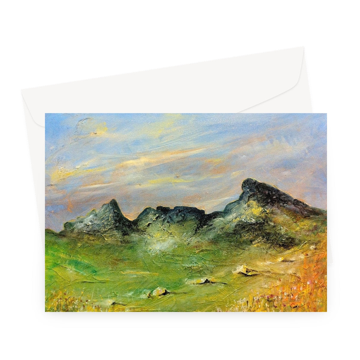 The Cobbler Scottish Art Gifts Greeting Card