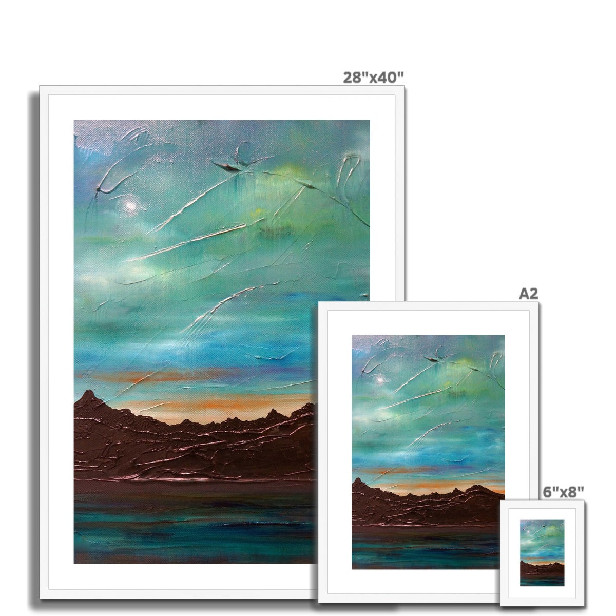 The Cuillin From Elgol Framed & Mounted Print