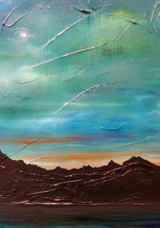 The Cuillin From Elgol Skye Scottish Landscape Painting