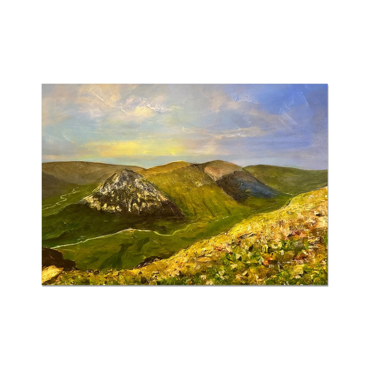 The Devil’s Point From Cairn a Mhaim Painting | Fine Art Prints From Scotland