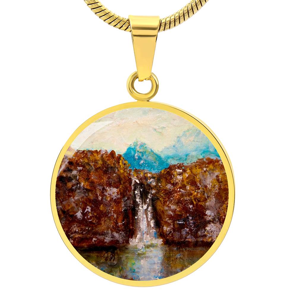 The Fairy Pools Skye | Scottish Art Jewellery | Luxury Necklace