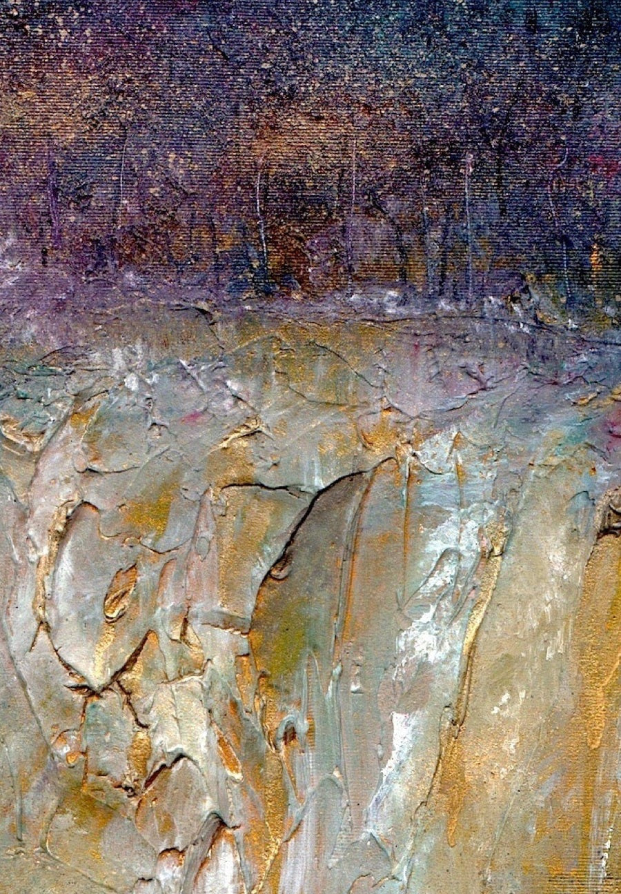 The Golden Forest Scottish Landscape Painting
