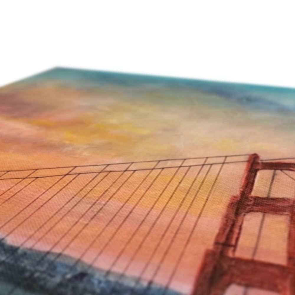 The Golden Gate Bridge Painting | Canvas From Scotland