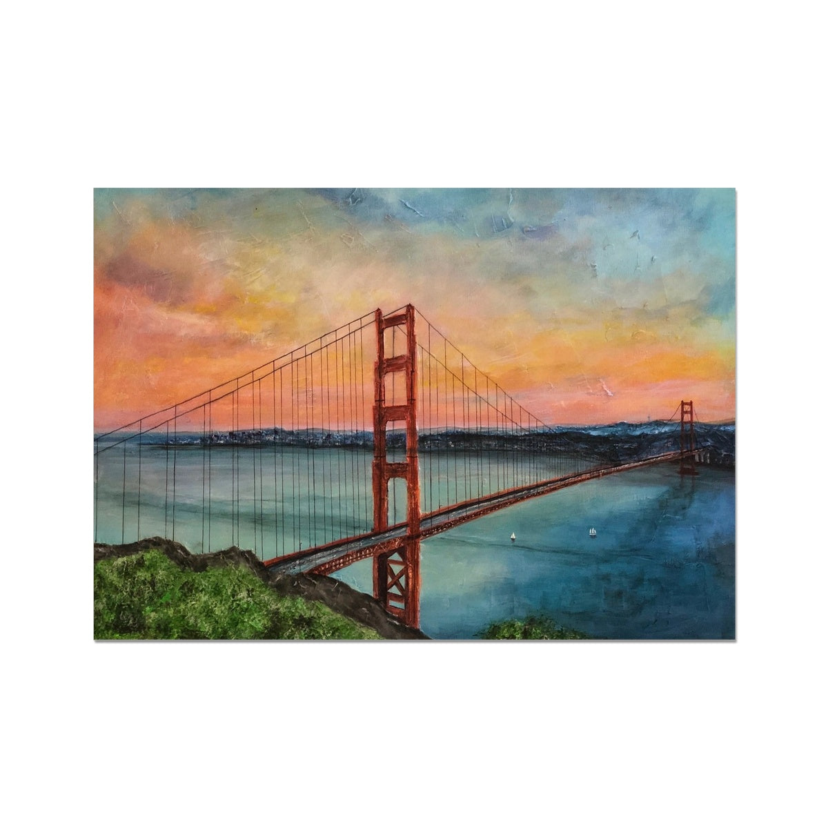 The Golden Gate Bridge Painting | Fine Art Prints From Scotland