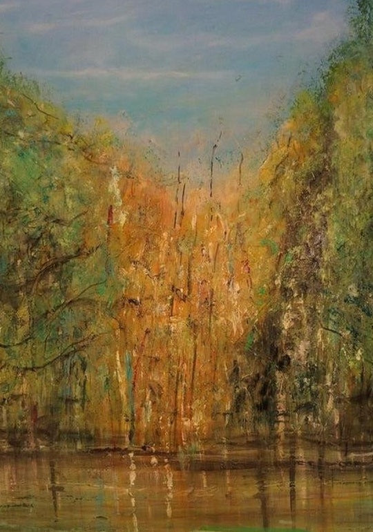 The Hidden Highland Lochan Scottish Landscape Painting