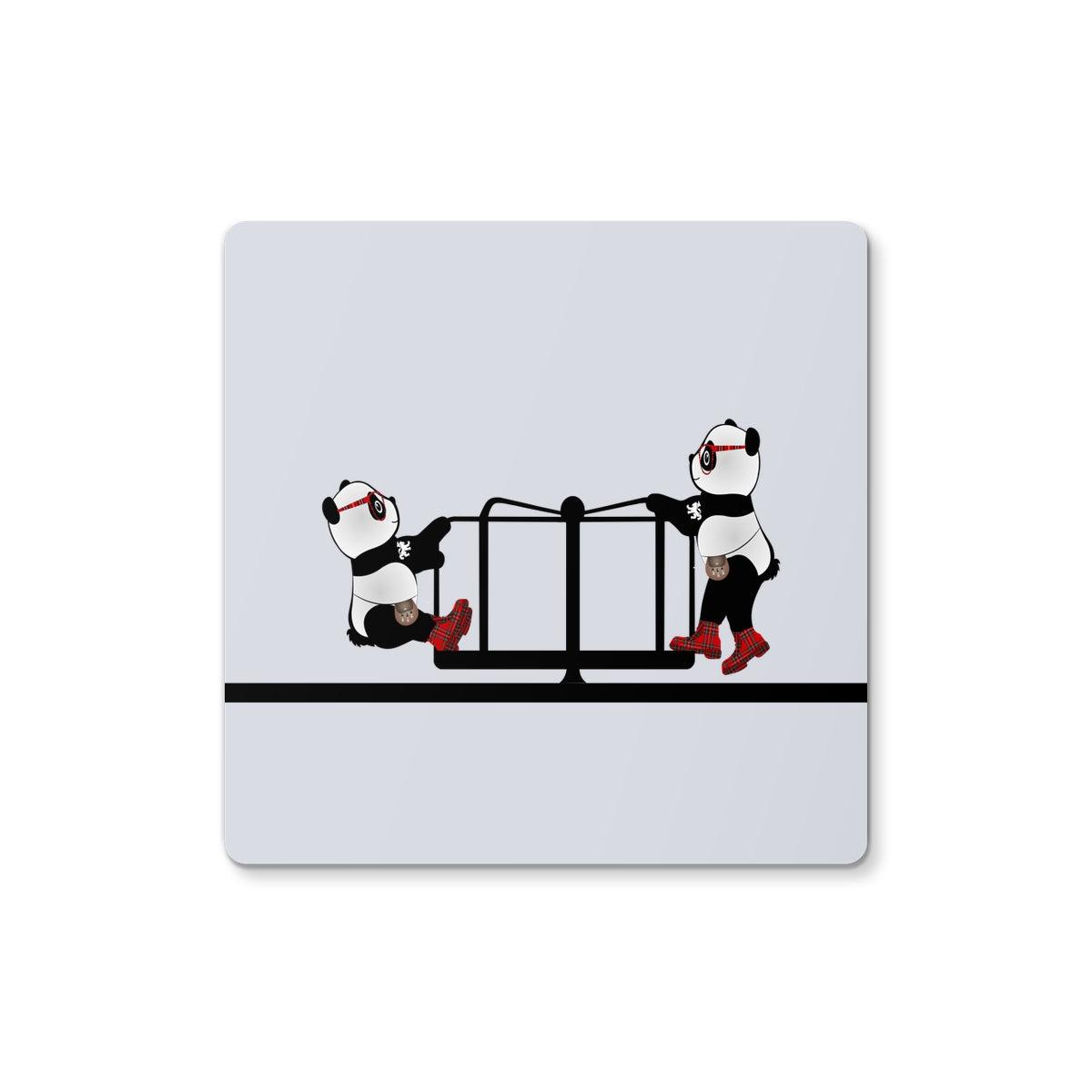 The Merry Go Round | Panda Disco | Graphic Art | Coaster