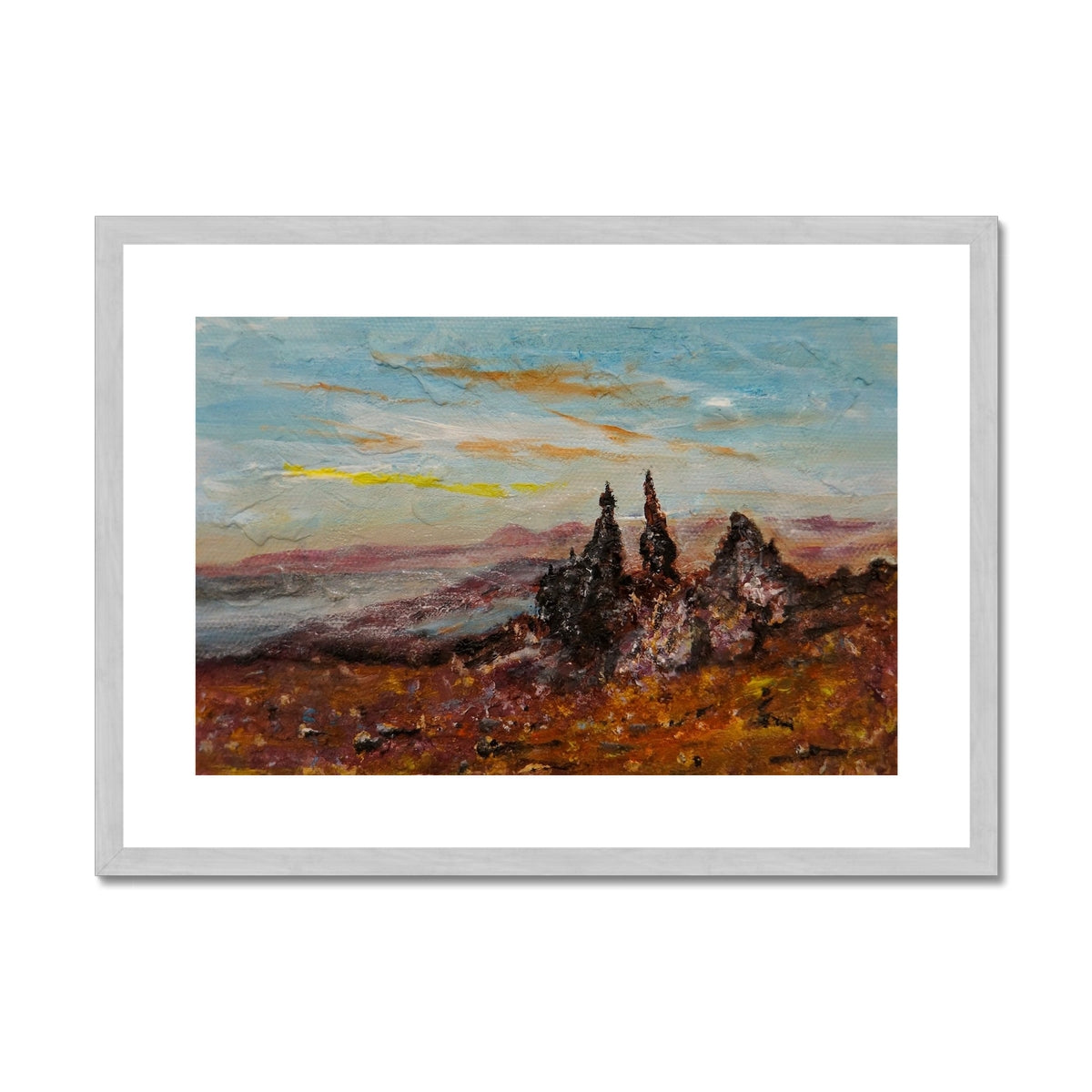 The Old Man Of Storr Antique Framed & Mounted Print