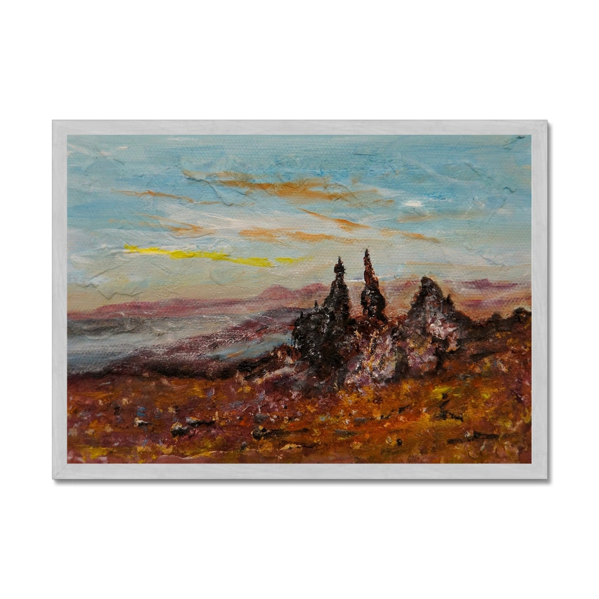 The Old Man Of Storr Antique Framed Print