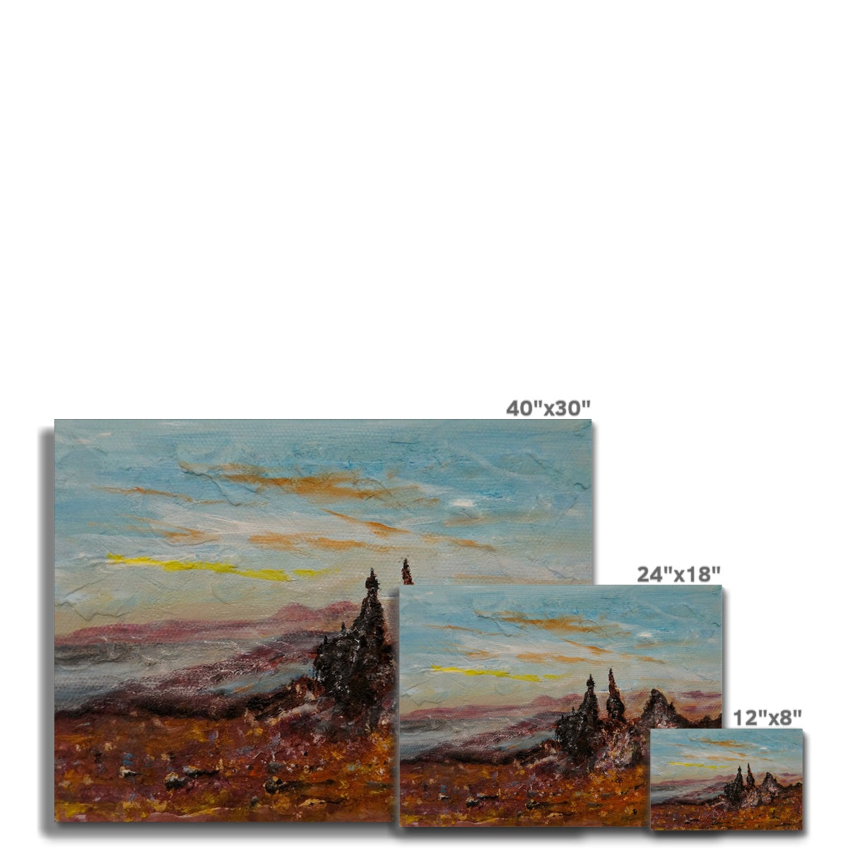 The Old Man Of Storr Canvas