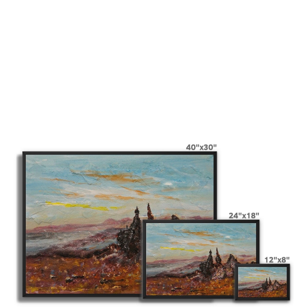 The Old Man Of Storr Framed Canvas