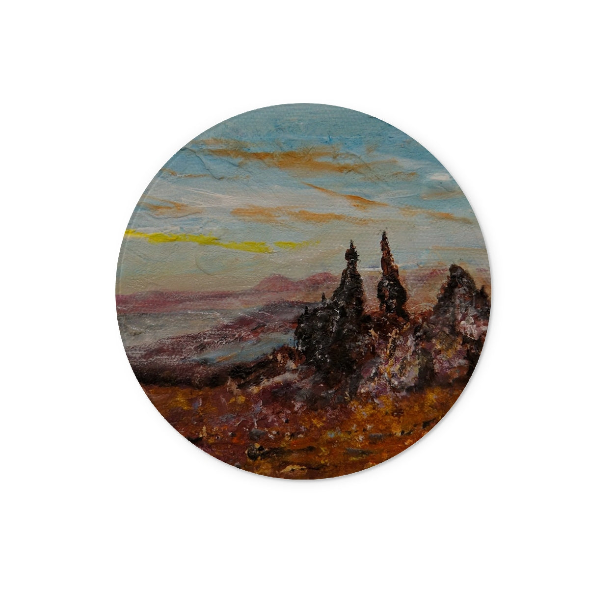 The Old Man Of Storr Skye Art Gifts Glass Chopping Board