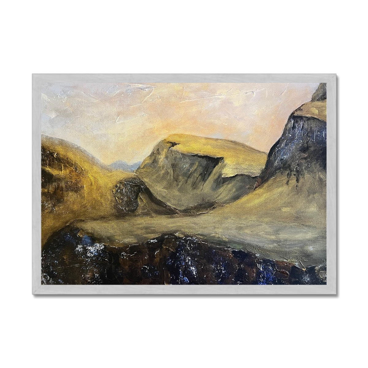 The Quiraing Antique Framed Print