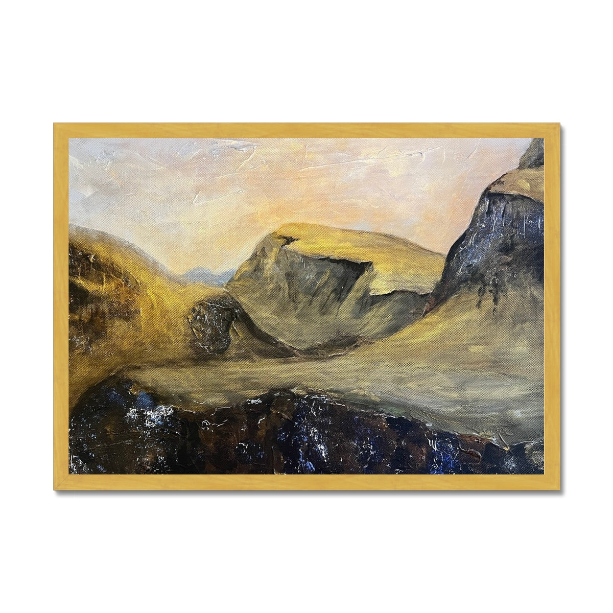 The Quiraing Antique Framed Print