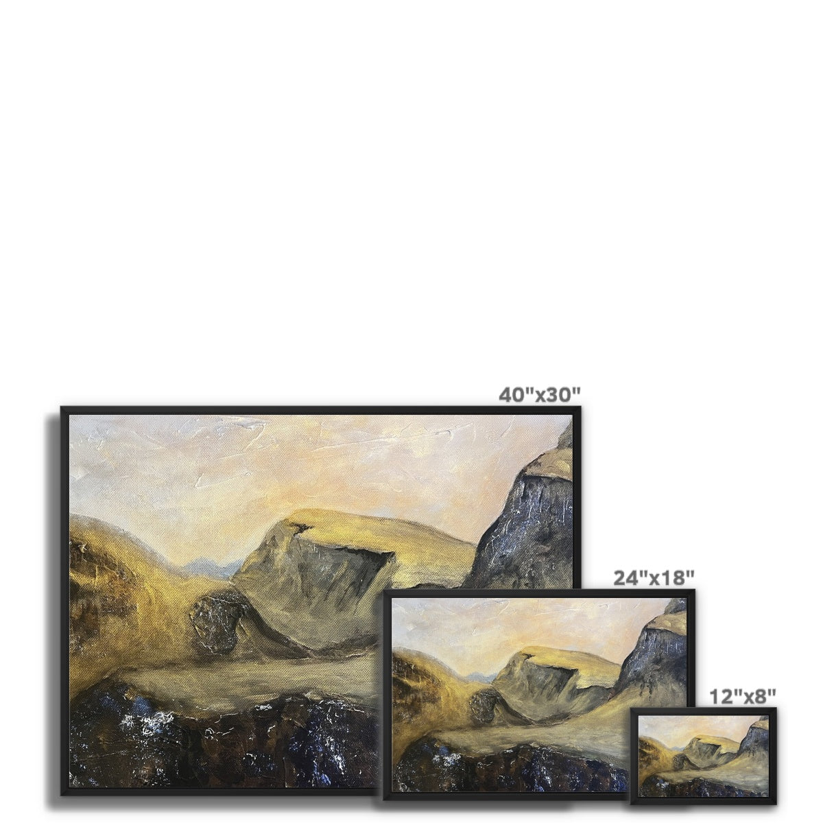 The Quiraing Framed Canvas