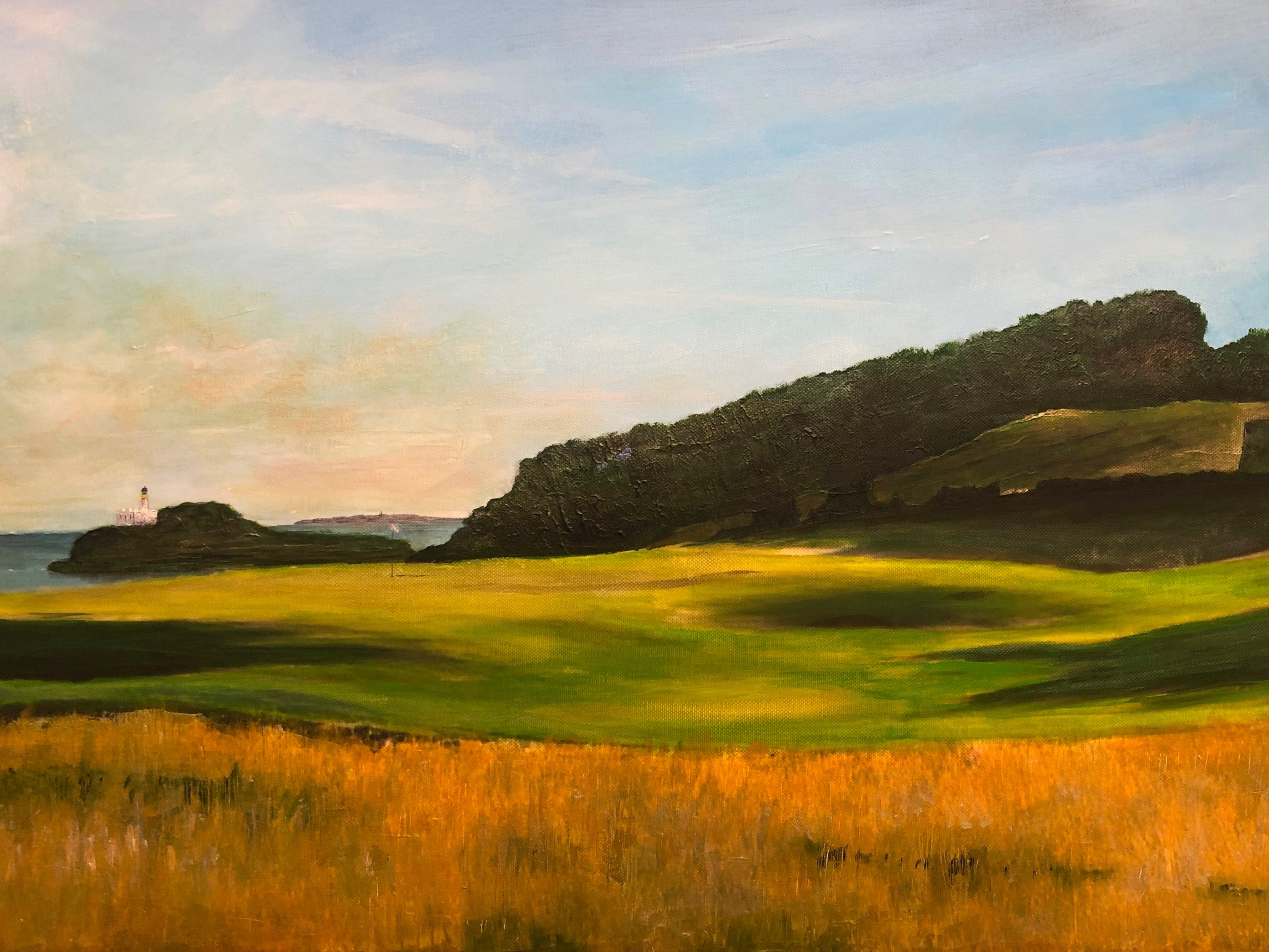 The Renaissance Golf Club 9th Hole Scottish Landscape Painting