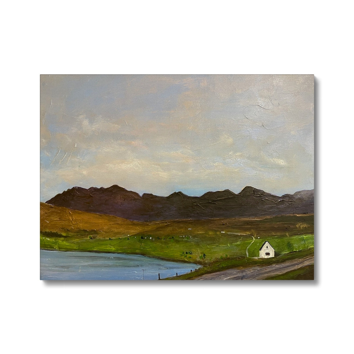 The Road To Carbost Skye Canvas