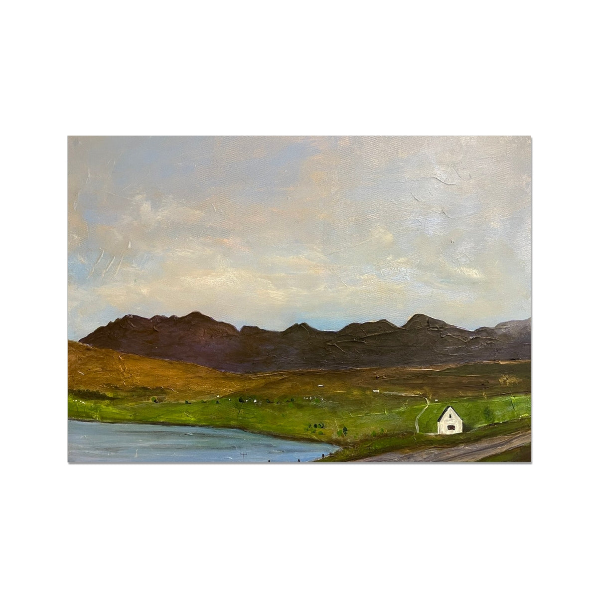 The Road To Carbost Skye Fine Art Print