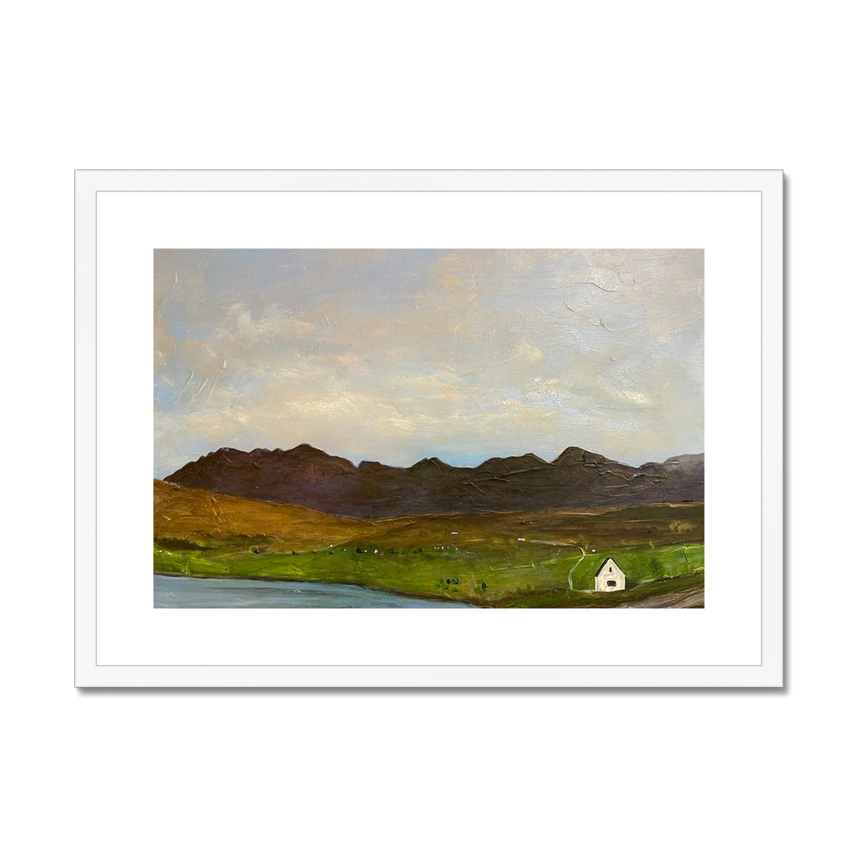 The Road To Carbost Skye Framed & Mounted Print
