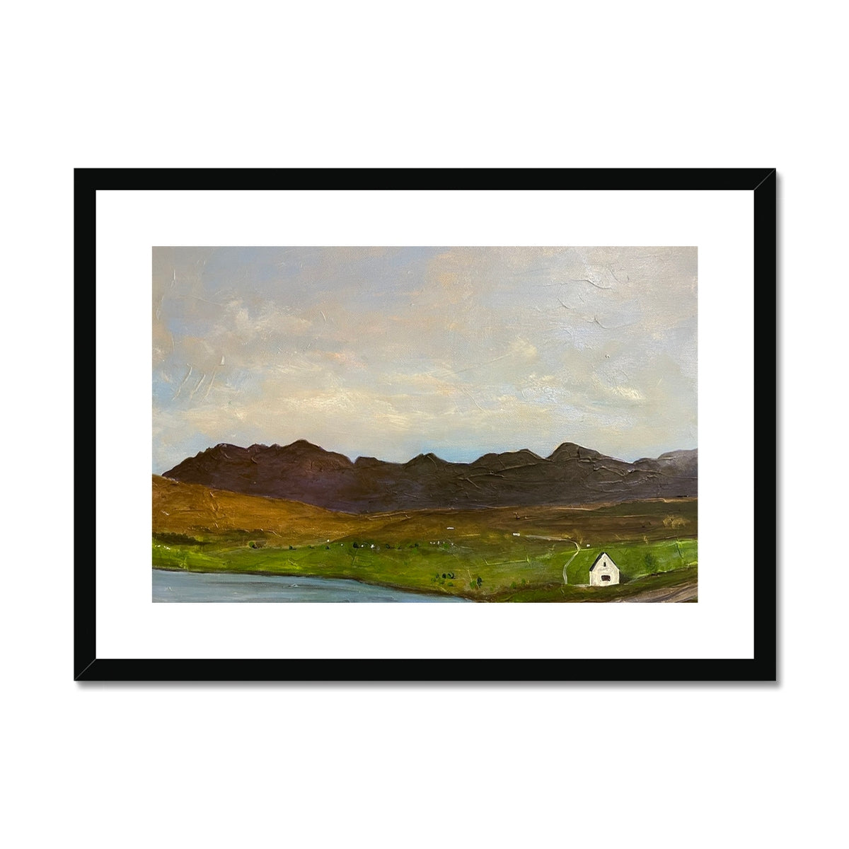 The Road To Carbost Skye Framed & Mounted Print