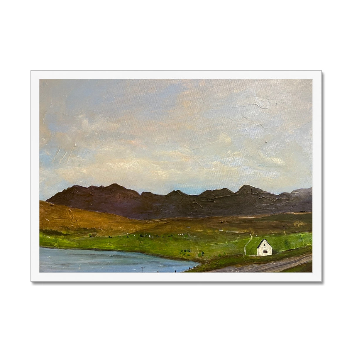 The Road To Carbost Skye Framed Print