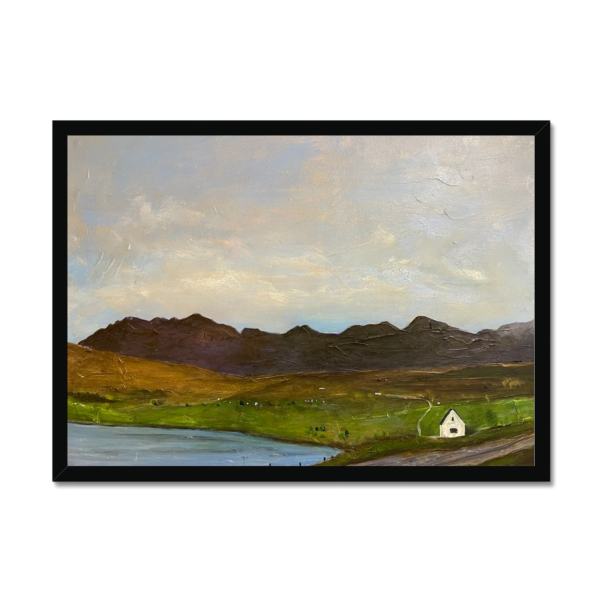 The Road To Carbost Skye Framed Print