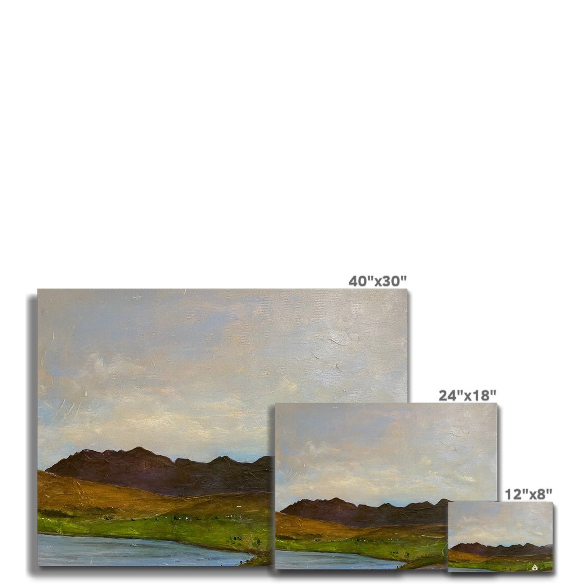 The Road To Carbost Skye Painting | Canvas Prints From Scotland