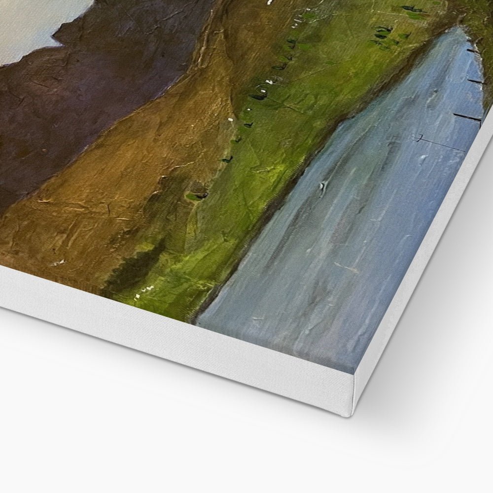 The Road To Carbost Skye Painting | Canvas From Scotland-Contemporary Stretched Canvas Prints-Skye Art Gallery-Paintings, Prints, Homeware, Art Gifts From Scotland By Scottish Artist Kevin Hunter