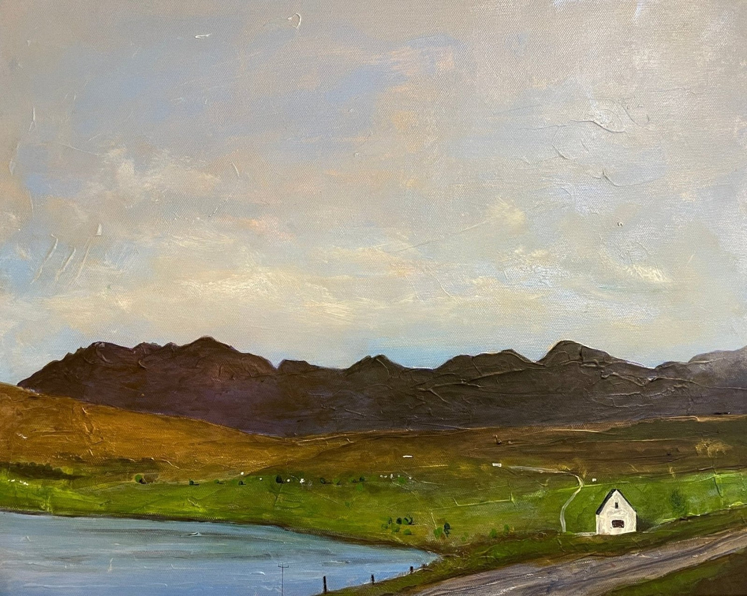 The Road To Carbost Skye Painting Fine Art Prints