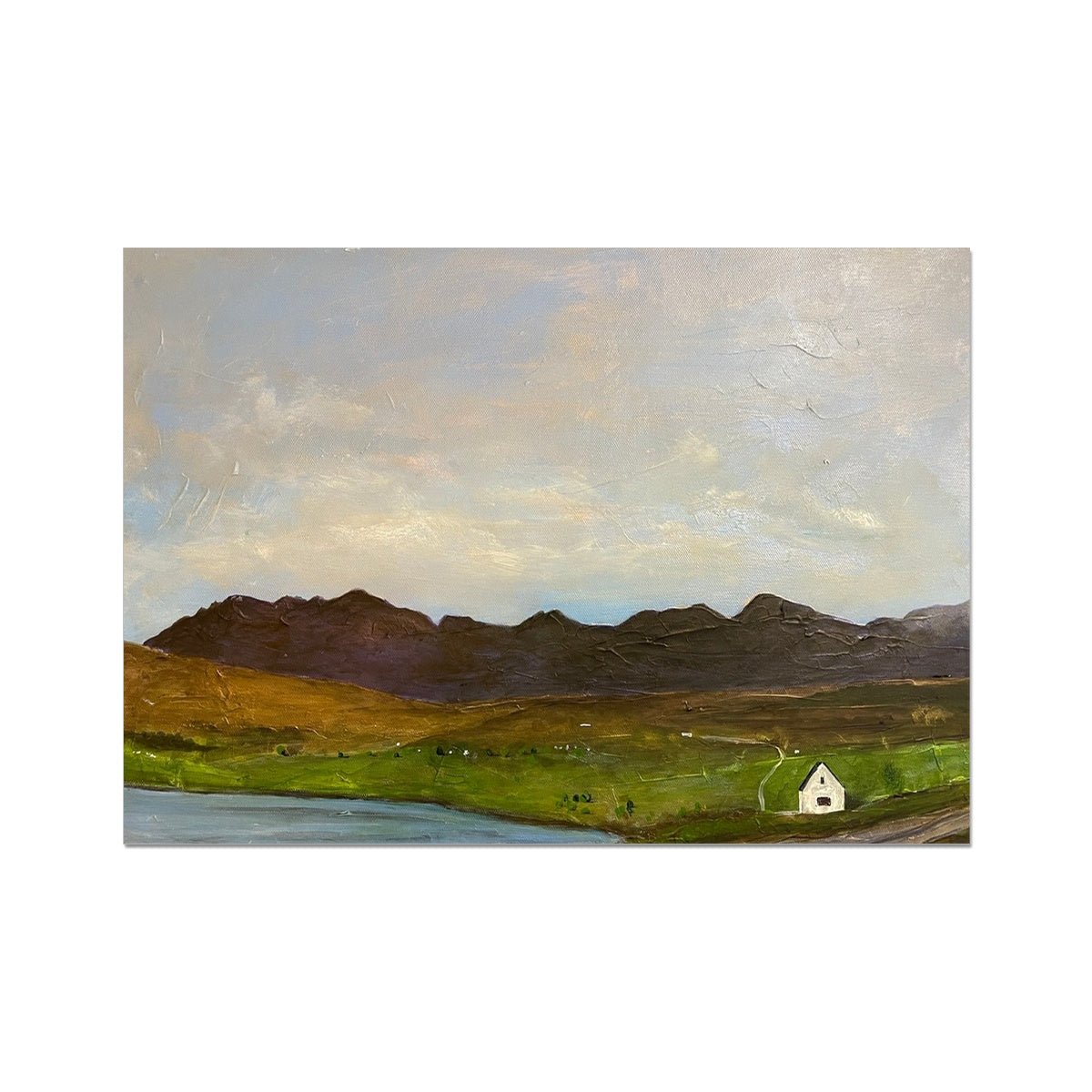 The Road To Carbost Skye Painting | Fine Art Prints From Scotland