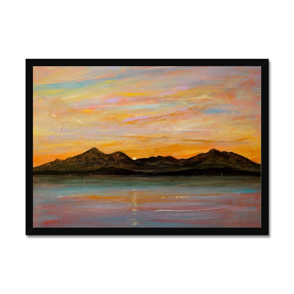 The Sleeping Warrior Arran Framed Print