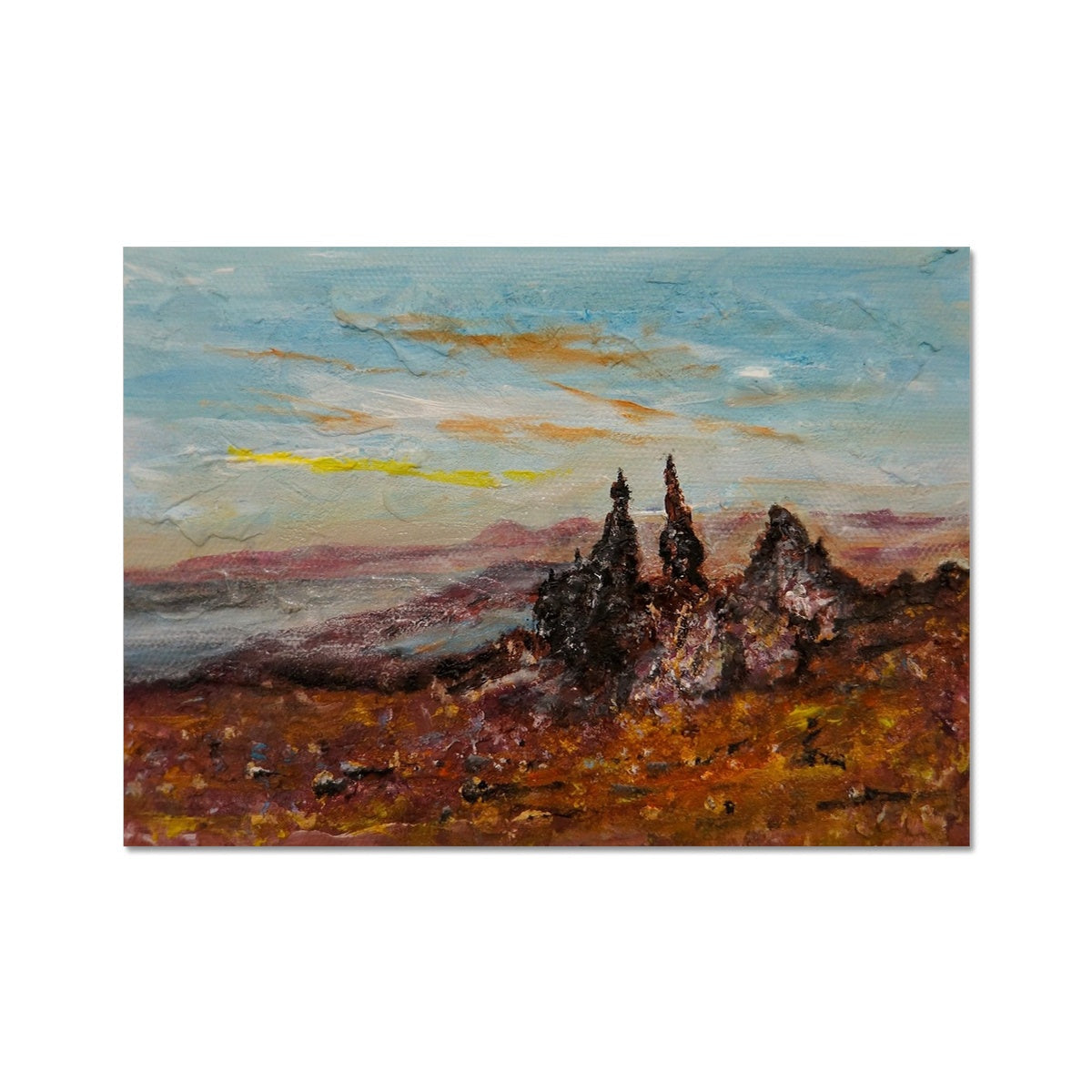 The Storr Skye Painting | Fine Art Prints From Scotland