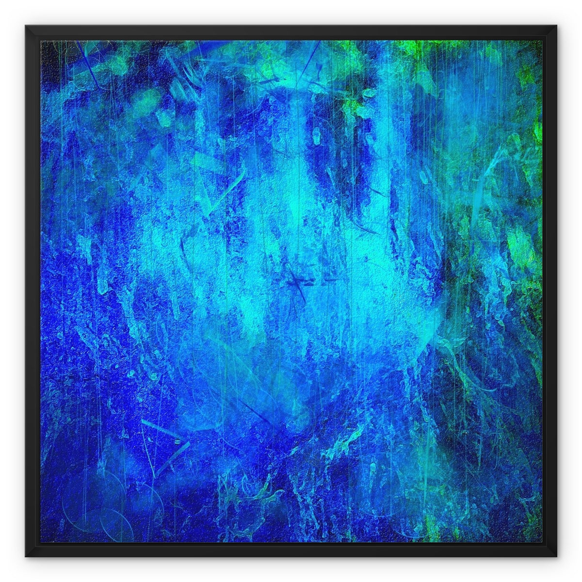 The Waterfall Abstract Painting | Framed Canvas Prints From Scotland