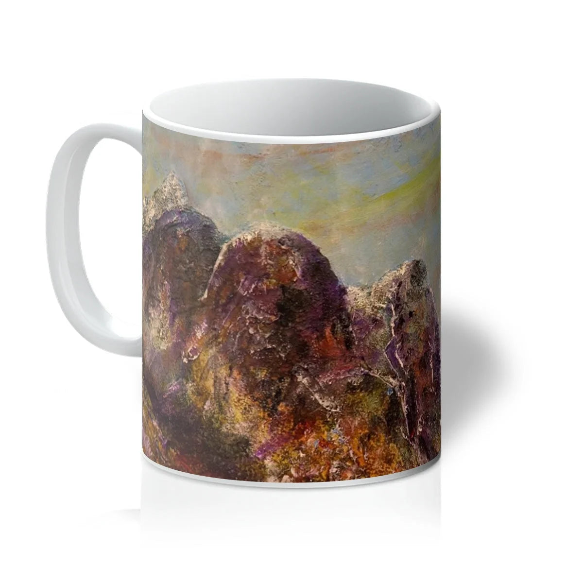 Three Sisters Glencoe Mug - Art Gallery Scotland Worldwide Shipping Paintings | Prints | Gifts