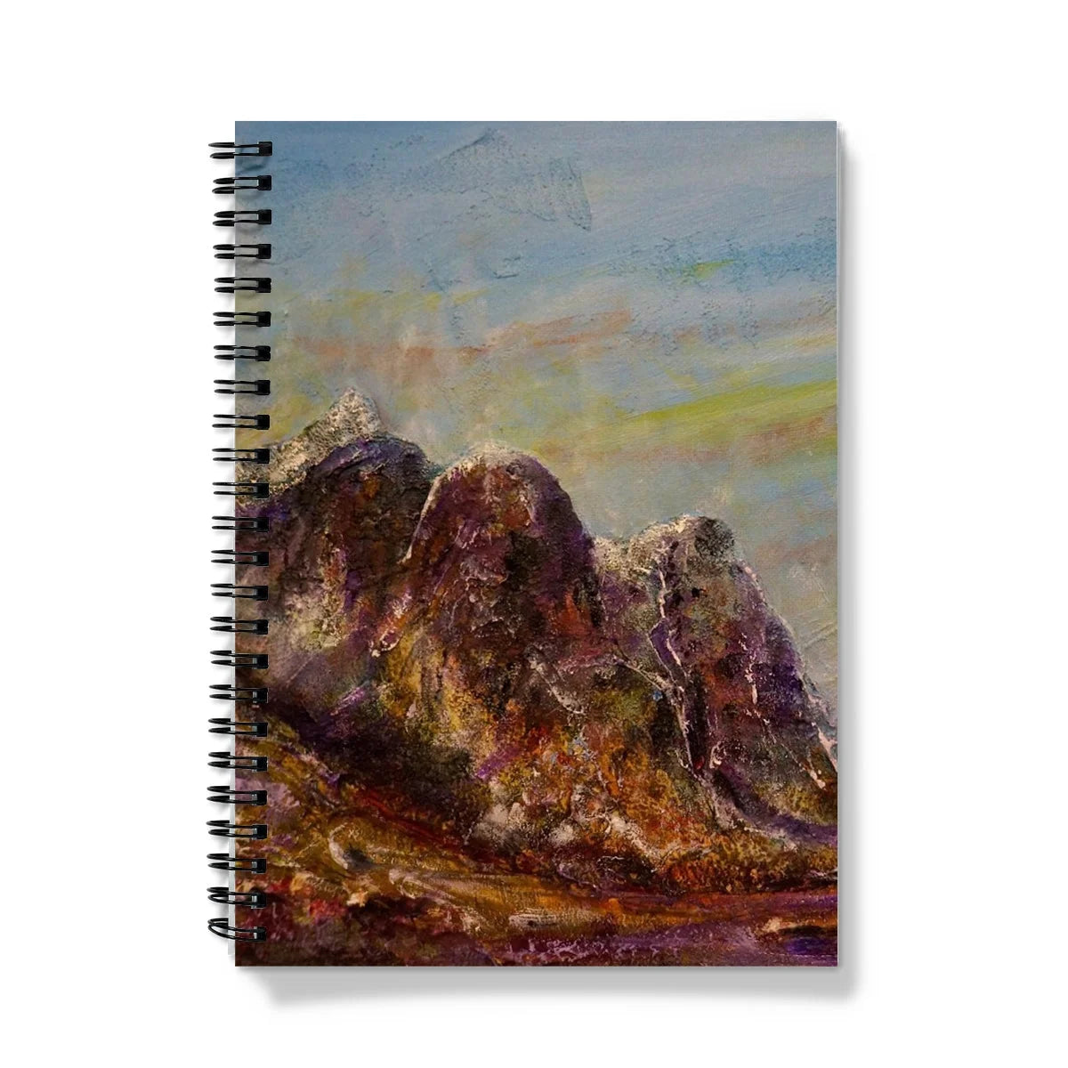 Three Sisters Glencoe Notebook - Art Gallery Scotland Worldwide Shipping Paintings | Prints | Gifts