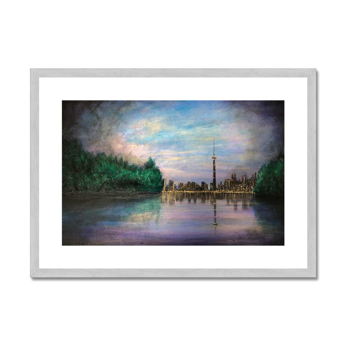 Toronto Last Light Painting | Antique Framed & Mounted Prints From Scotland