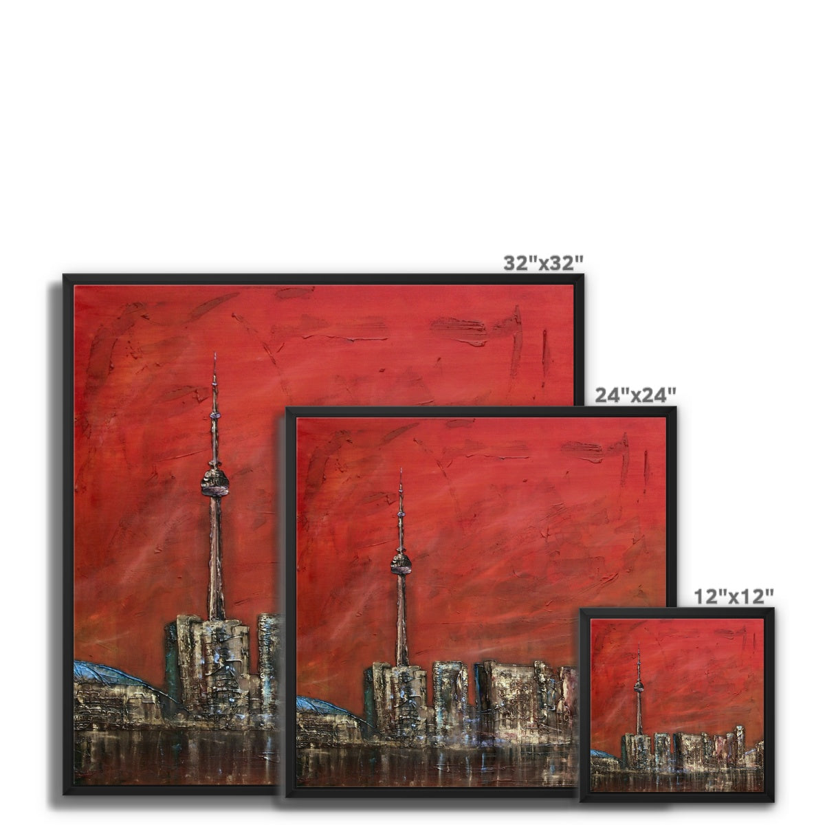 Toronto Sunset Painting | Framed Canvas Prints From Scotland