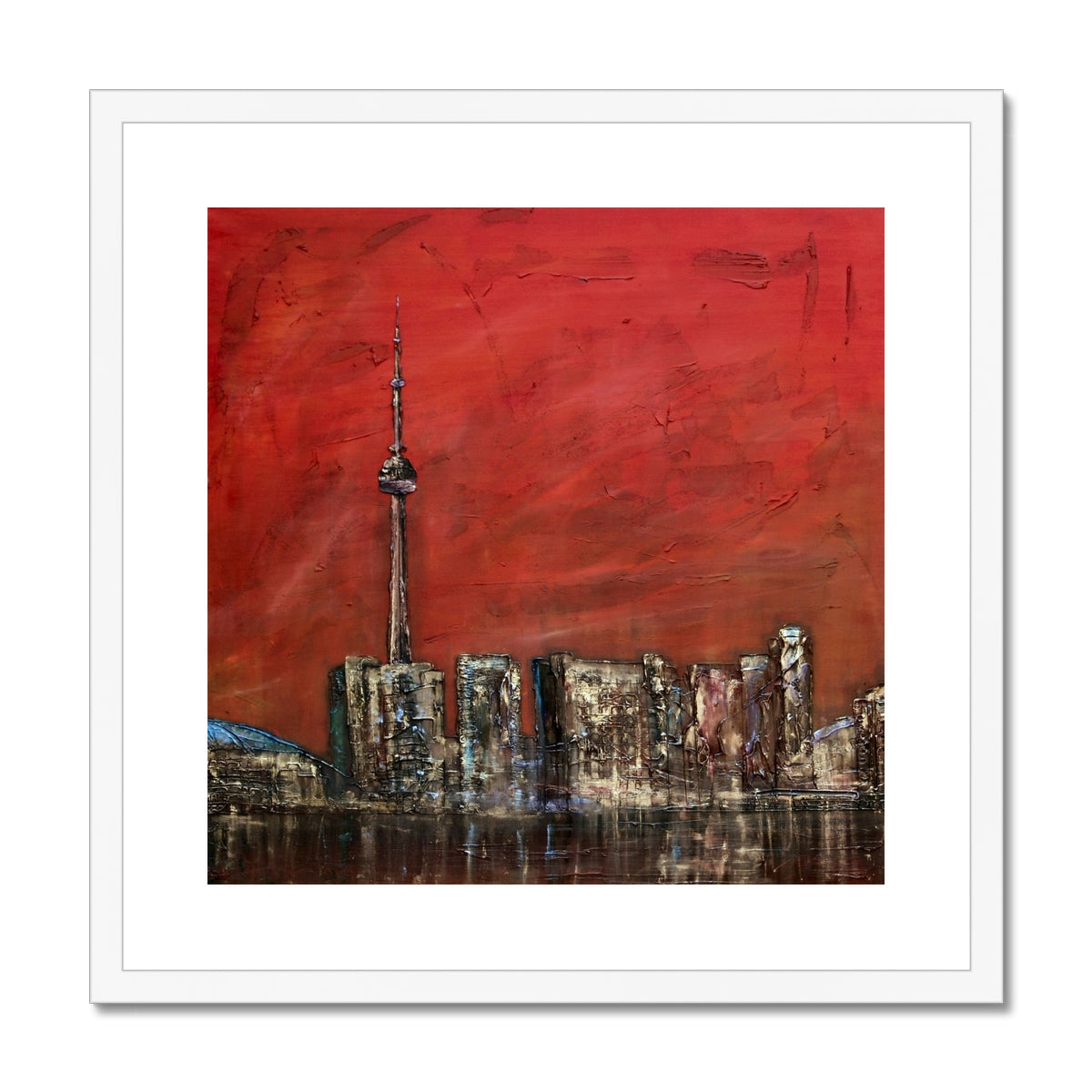 Toronto Sunset Painting | Framed & Mounted Prints From Scotland