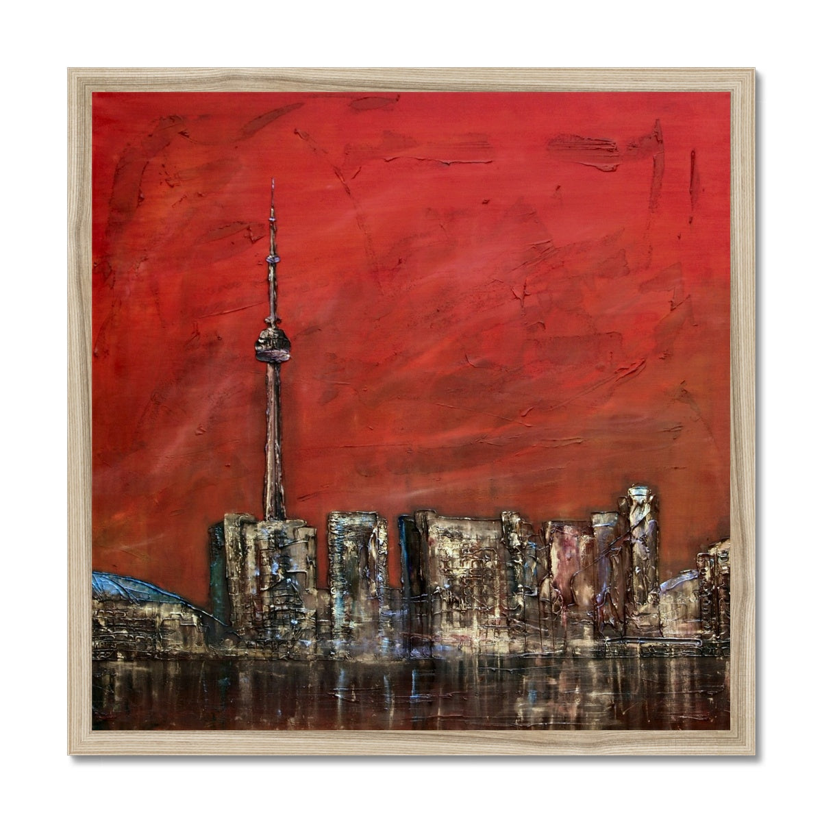 Toronto Sunset Painting | Framed Prints From Scotland